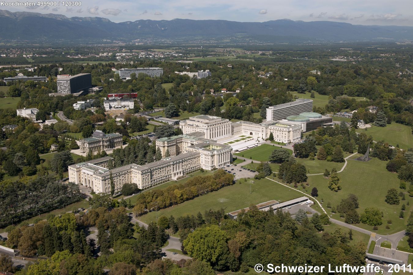 Genf / Genéve: UNO-Gebäude (Position: 2'499'909.46, 1'120'351.41)